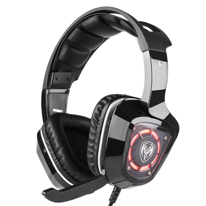 

SOMiC G910i Gaming Headset Virtual 7.1 Surround Sound Headphone with LED Three - Color Backlight Breathing Lamp Headset