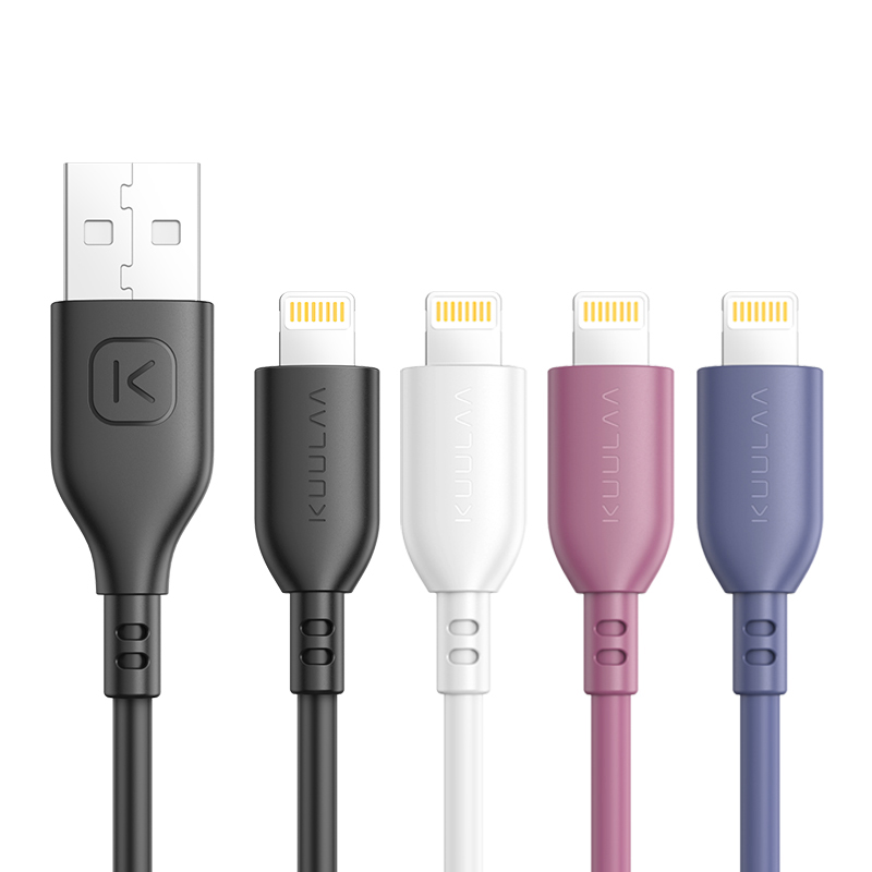 

KUULAA With MFi Certificated 2.4A Lightning TPE Durable Fast Charging Data Cable for iPhone 11 Pro Max X XR for iPad Air