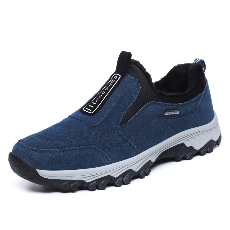 

Suede Warm Plush Lining Non-Slip Outdoor Hiking Sneakers