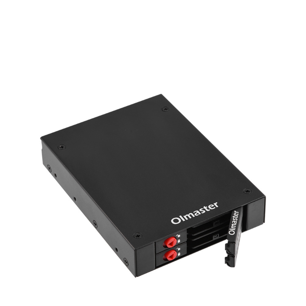 

OImaster MR-6201 2.5inch USB3.0 / USB2.0 SATA HDD SSD Hard Drive Enclosure 2 Bays with Lock 5Gbps Hard Disk External Cas