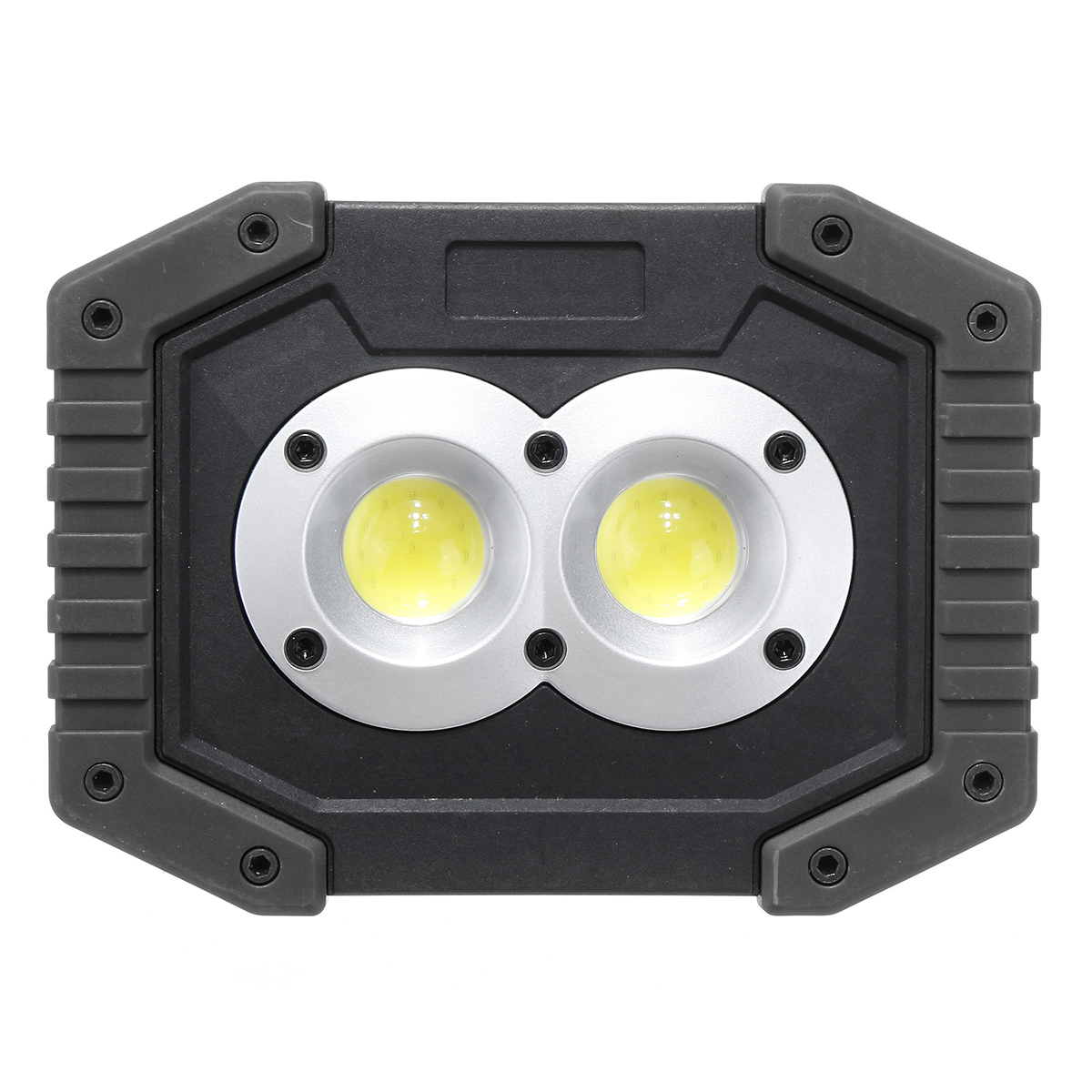 

Xmund 2Pcs 30W LED COB Work Light Portable 3 Modes USB Rechargeable Camping Light Flashlight Spotlight Searchlight Black