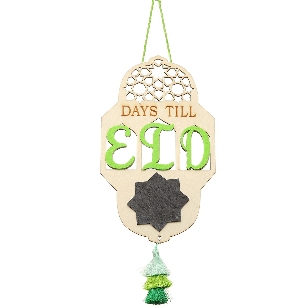 

Деревянный Ид Мубарак Рамадан Ислам Календарь Обратного Отсчета Висячие Украшения