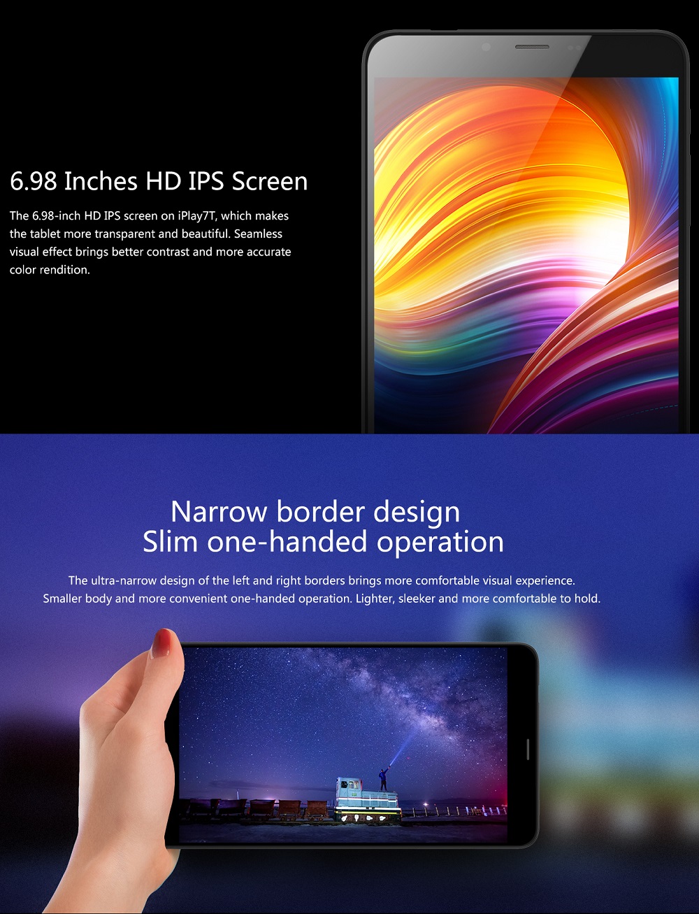 Original Box Alldocube iPlay 7T 16GB UNISOC SC9832E Quad Core 6.98 Inch Android 9.0 Dual 4G Tablet 2
