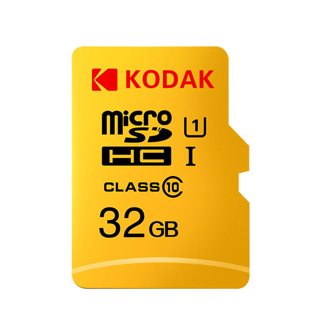 Карта памяти KODAK Micro SD TF Card U1 Класс 10 SDXC Карта памяти SDHC 32G 64G 128G для хранения видео на мобильных устройствах