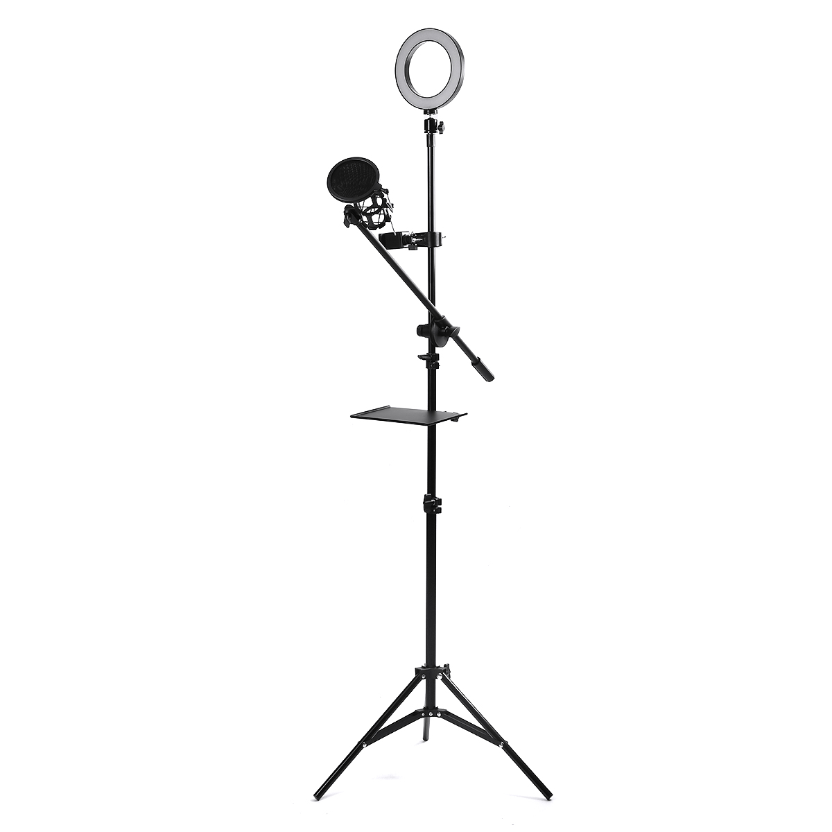 Find 16/25cm Dimmable LED Video Ring Light Tripod Stand with Phone/Mic Holder bluetooth Selfie Shutter for Youtube Tik Tok Live Streaming for Sale on Gipsybee.com with cryptocurrencies