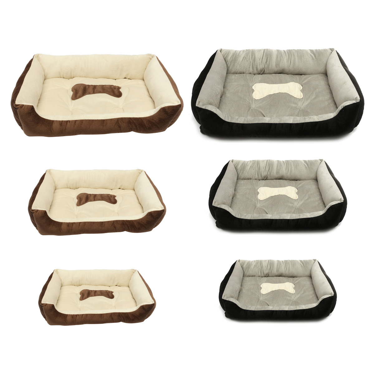 

Large Pet Dog Warm Nest Bed Puppy Cat Soft Fleece Cozy Mat Pad Kennel Cushion Pet Mat