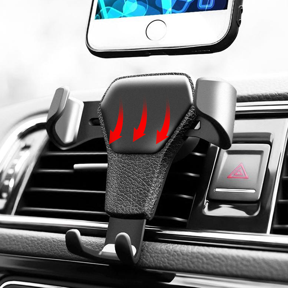

Universal Gravity Black Car Air Outlet Bracket Phone Holder