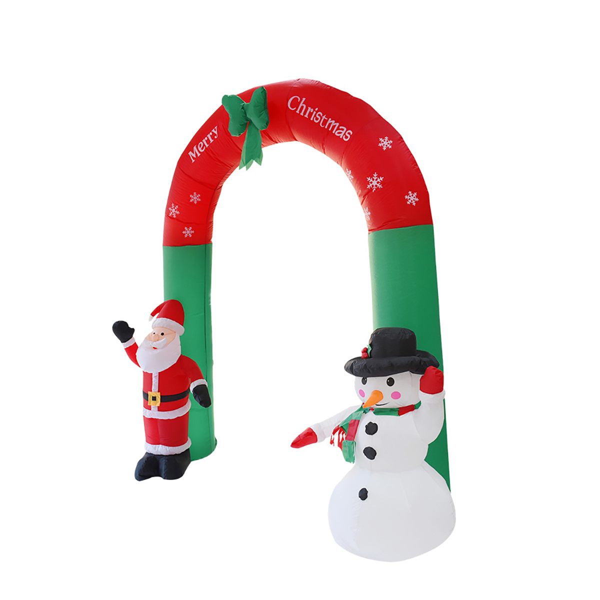 

Christmas Decorations 2.4m Inflatable Christmas Arch Santa Claus Snowman Decor