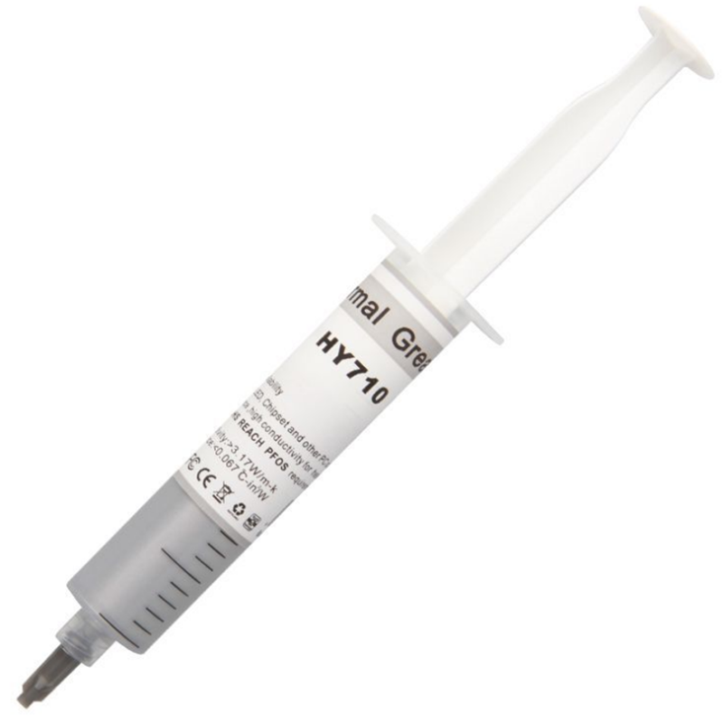 

HY710-TU20 20g Sliver Thermal Grease Paste Thermally Conductive Compound Silicon Grease for PC CPU Heat Sink