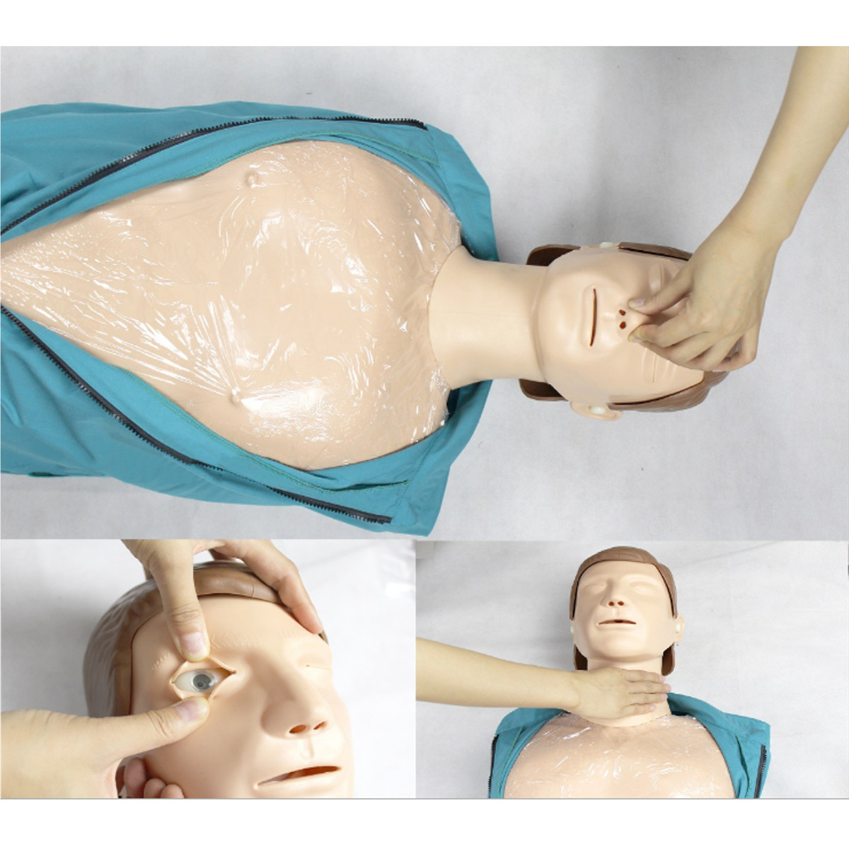 CPR Adult Manikin AED First Aid Training Dummy Training Medical Model Respiration Human 13