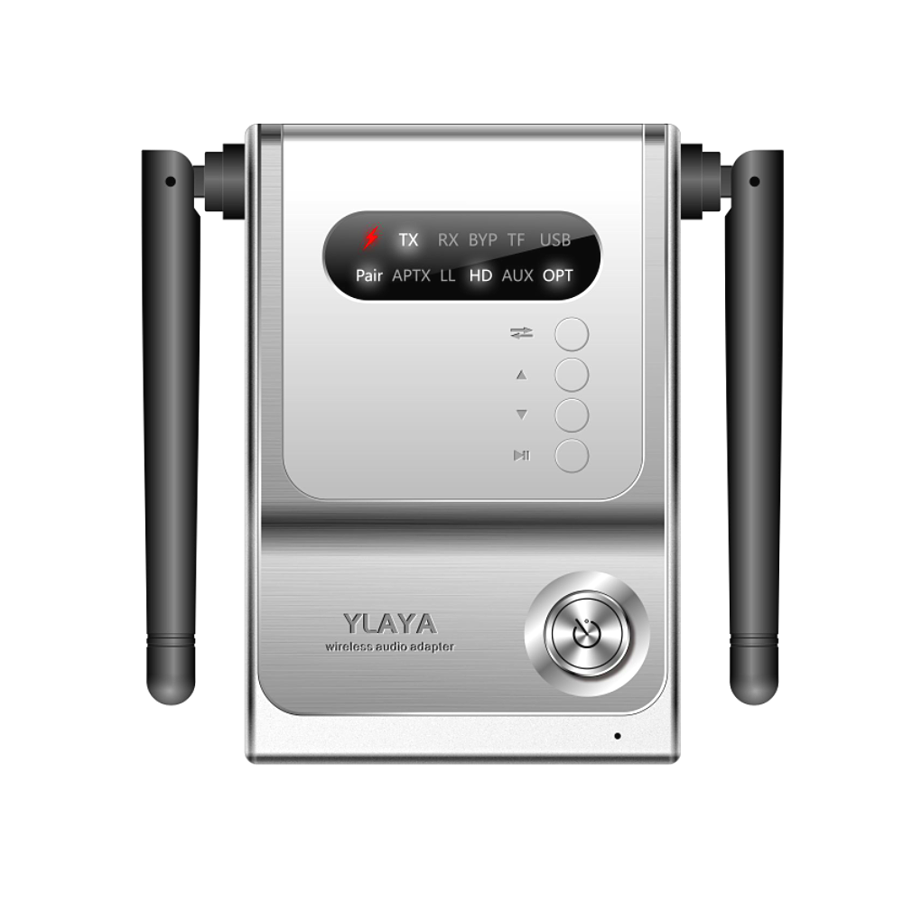

YLAYA Bluetooth 5.0 Передатчик Приемник CSR8675 80 м Аудио Беспроводной Адаптер Оптический 3,5 мм AUX Разъем RCA