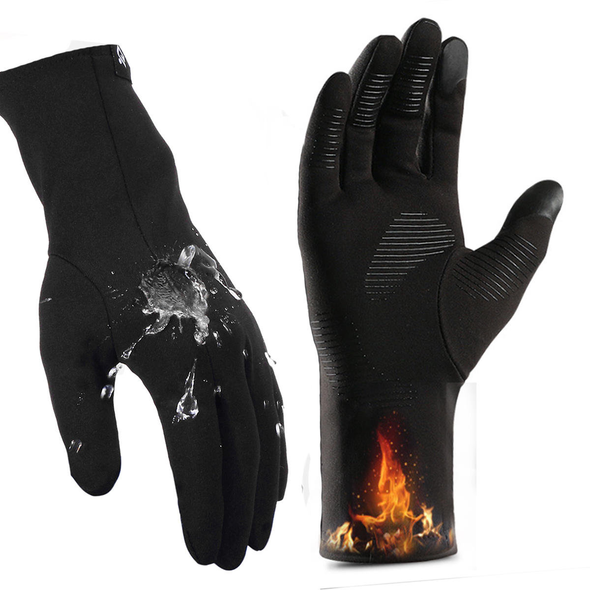 

Bakeey Light All Finger Touch Screen Gloves Windproof Anti-skid Winter Thickness Warm Outdoor Motorcycle Bicycle Riding