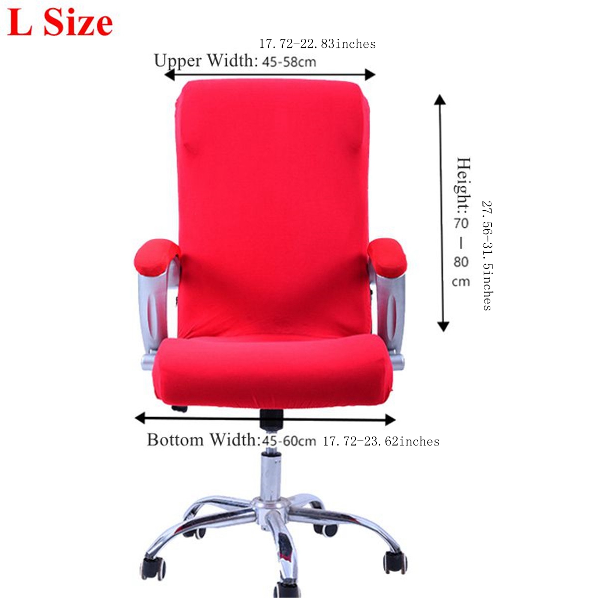Spandex Office Computer Chair Covers Stretchable Rotate Swivel Chair Seat for Office Home 10
