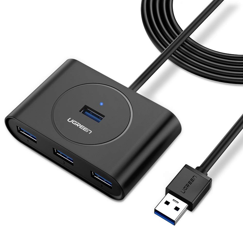 

UGreen CR113 USB3.0 с 4 портами USB-концентратор Удлинитель 5 Гбит / с Коннектор для телефона MacBook Air
