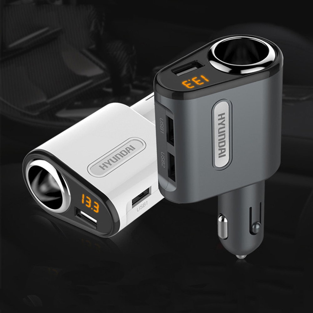 

Bakeey 3.1A 3-портовый LED Дисплей Быстрая зарядка USB Авто Зарядное устройство для iPhone X XS HUAWEI P30 Oneplus 7 XIAOMI MI9 S10 S10+
