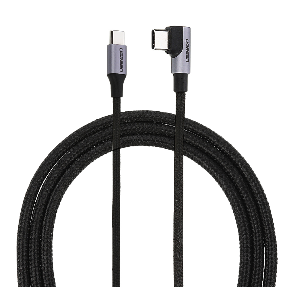 

Ugreen US255 Type C 90 Degree PD Fast Chage Data Cable For Tablet Smartphone 1M