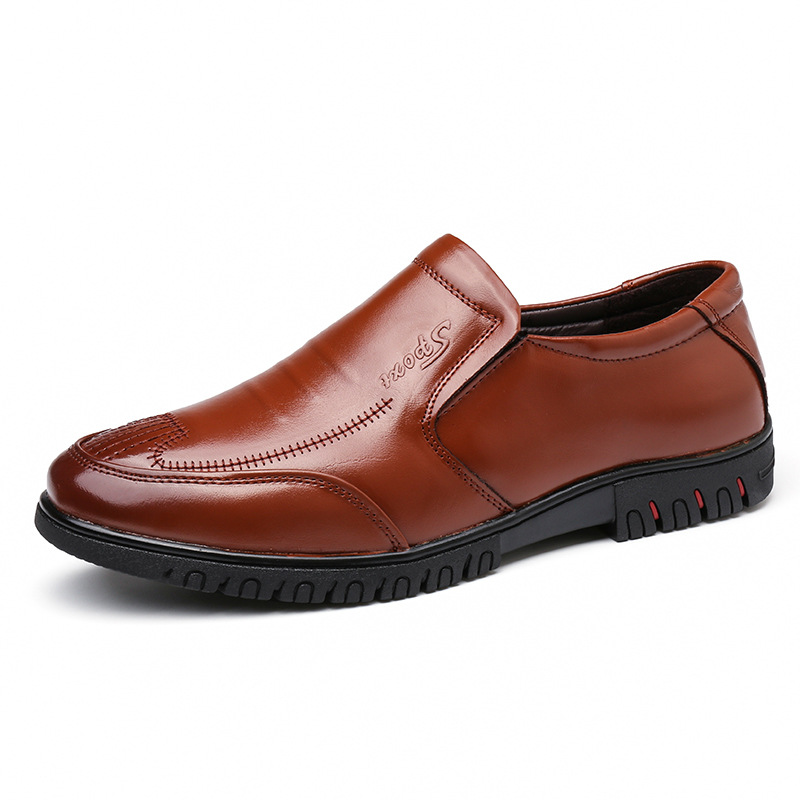 

Men Comfy Slip On Casual Leather Loafers