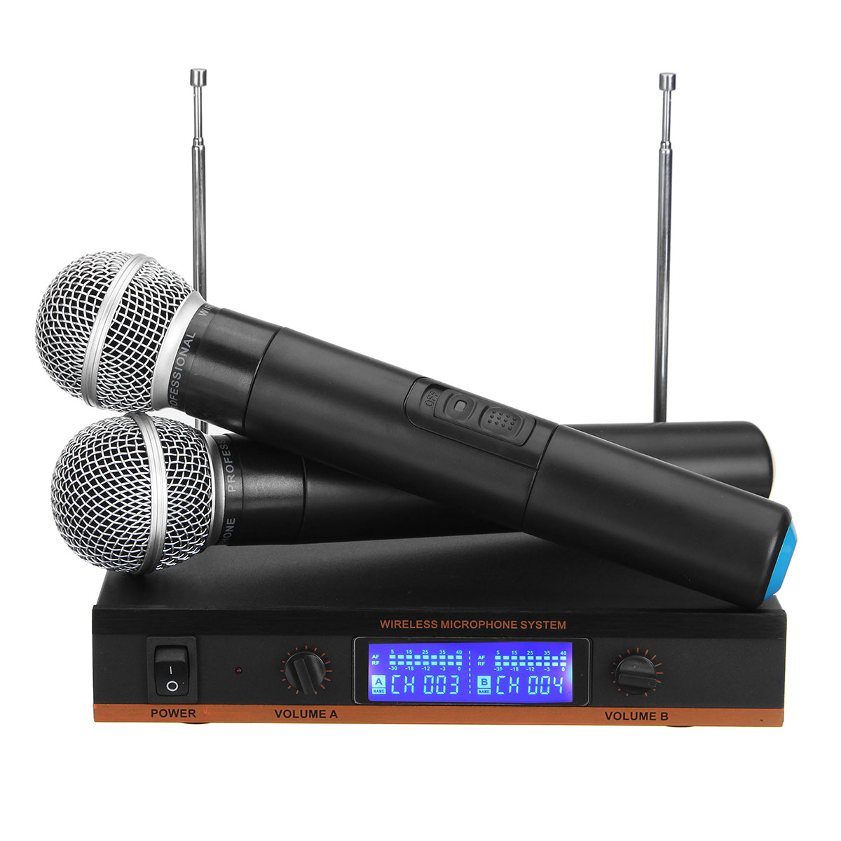 Find UHF Multifunction Wireless Portable Handheld Microphone System for Karaoke KTV Speech Meeting Stage DJ for Sale on Gipsybee.com with cryptocurrencies