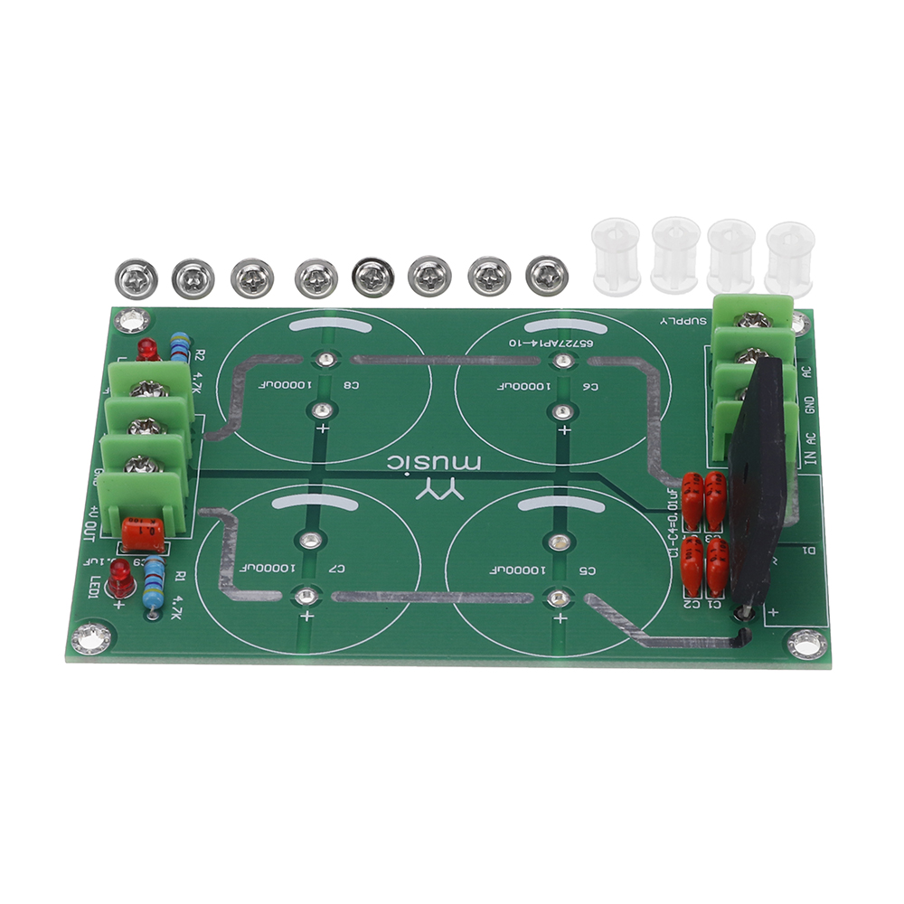 

Dual Power Supply Module Rectifier Filter Bare Board For Amplifier Speaker Audio Module