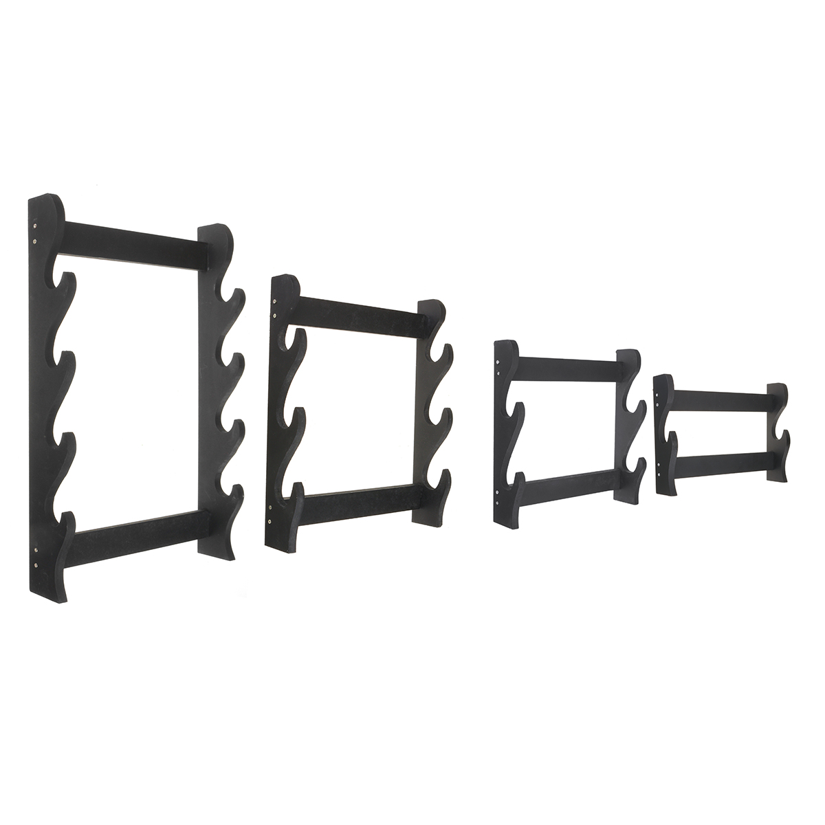 

1/2/3/4 Layer Samurai Knife Holder Bracket Wall-mounted Display Rack