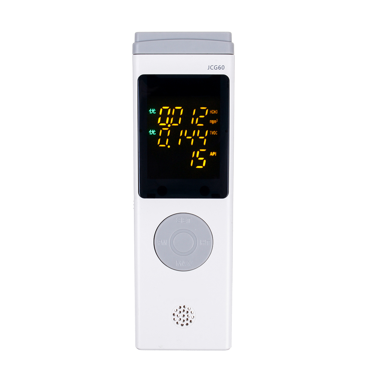 

Portable USB Rechargeable Air Quality Tester HCHO TVOC API