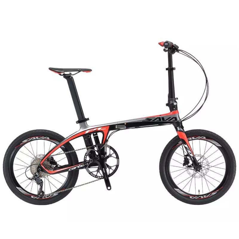 

SAVA 20-дюймовый складной велосипед от Xiaomi Youpin 10.4 кг Портативный углеродного волокна 9 скоростей велосипеда Максимальная нагрузка 110 кг