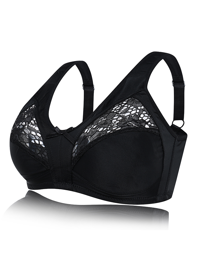 

Lace Hollow Wireless Full Coverage Bra
