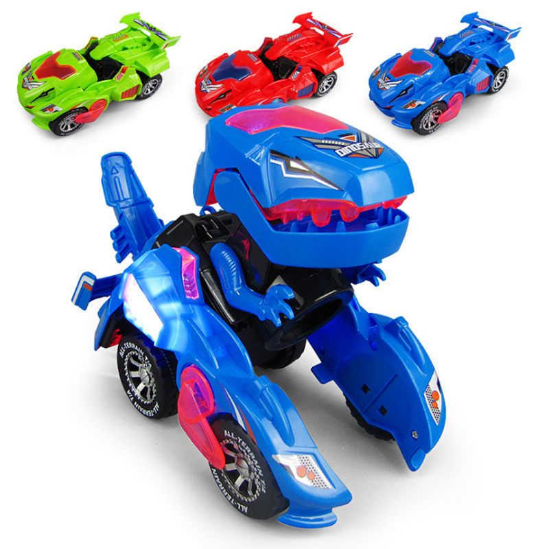 HG-788 Electric Deformation Dinosaur Chariot Deformed Dinosaur Racing Car Children's Puzzle Toys with Light Sound 33