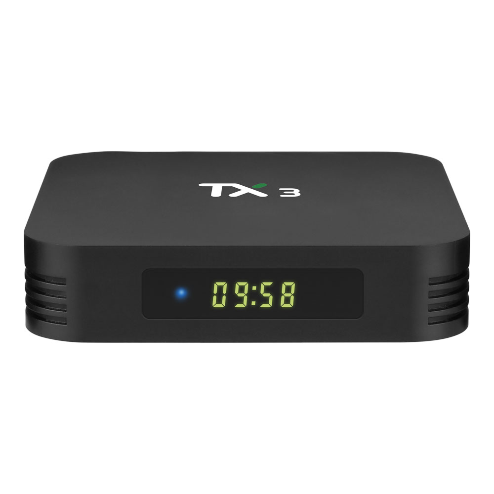 

Tanix TX3 S905X3 4GB RAM 64GB ROM 2.4G 5G WiFi Android 9.0 4K 8K TV Box Support Voice Control