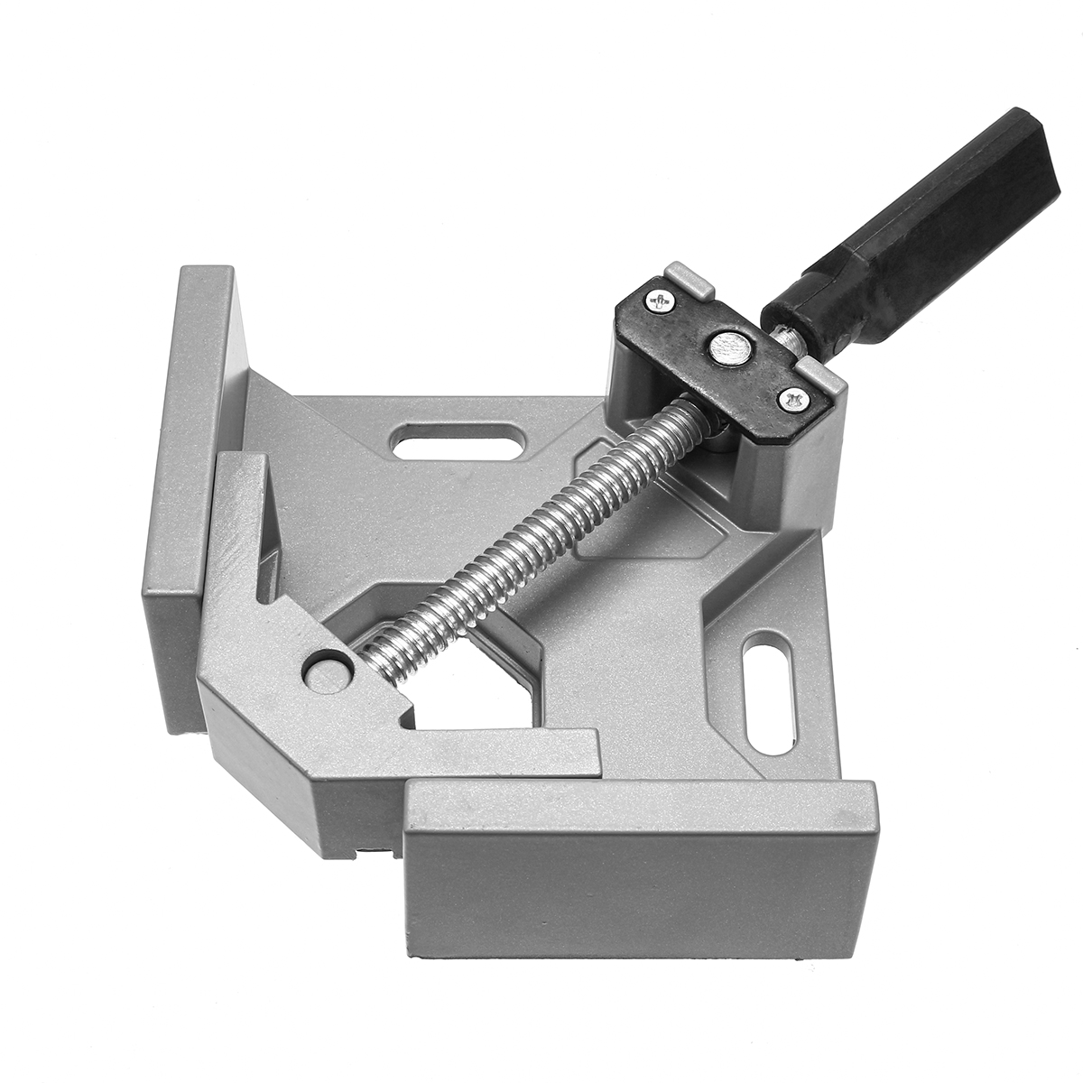 Drillpro Aluminum Alloy 90 Degree Right Angle Clamp Single Handle Corner Frame Clamp Clip Woodworking Tools 21