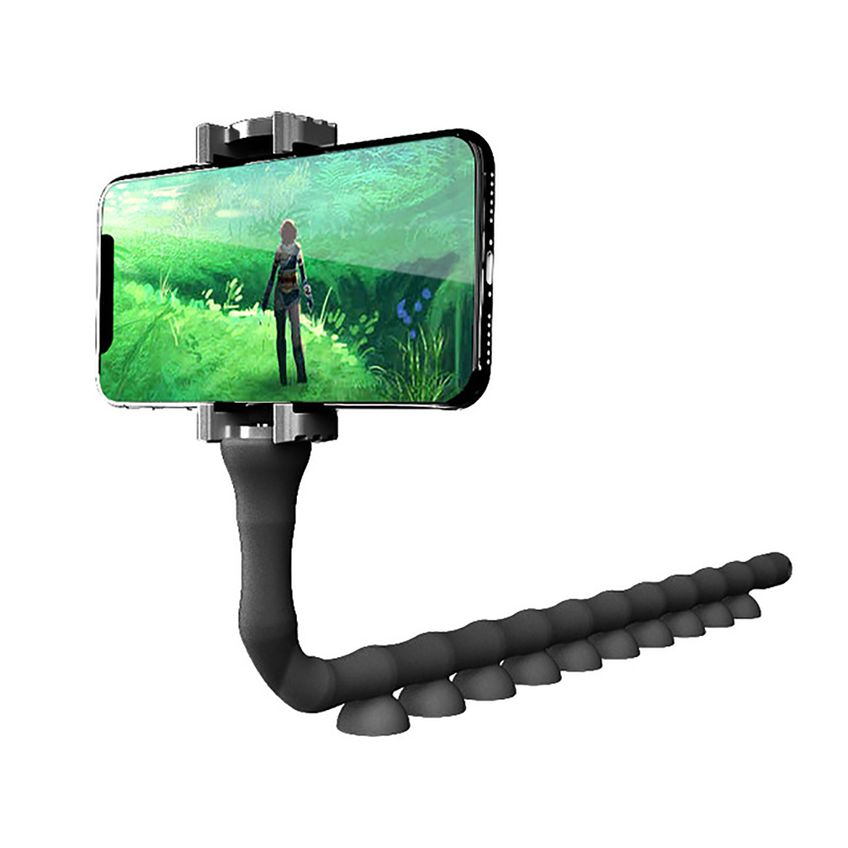 

Adjustable Worm Lazy Holder Phone Holder 360 Degree Rotation For Cell Phone Under 6.0 Inches
