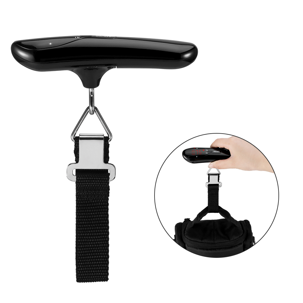 

50kg/110lb LED Digital Portable Scale Electronic Luggage Scale Portable Portable Electronic Scales Portable Weighing Hook Called Express Travel Scale