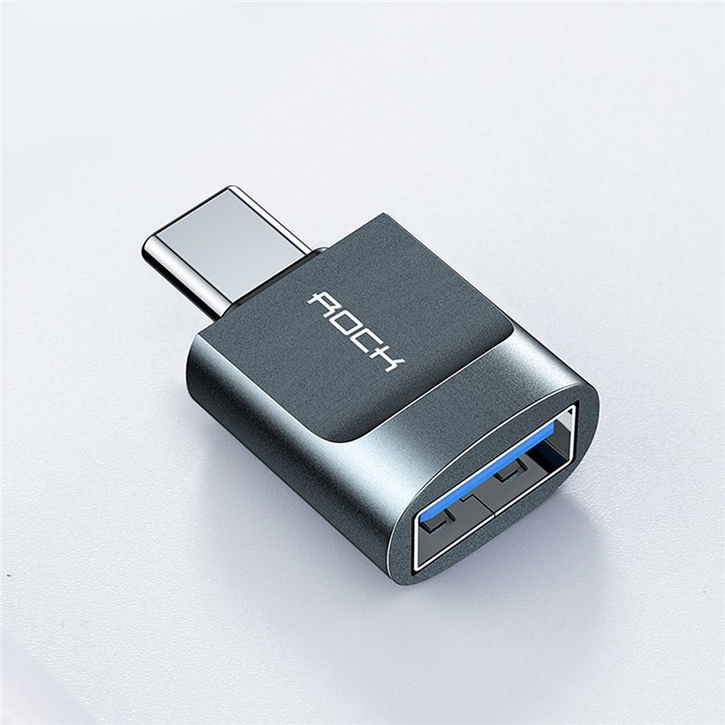 

Rock Type-C to USB 3.0 OTG Adapter Converter Data Transmission For Smart Phone Samsung Galaxy Note 10 Huawei Laptop MacBook