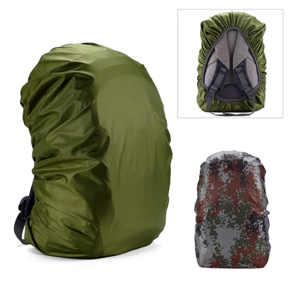 

35L-60L Outdoor Waterproof Backpack Cover Dustproof Camping Hiking Rainproof Backpack Protective Accessories