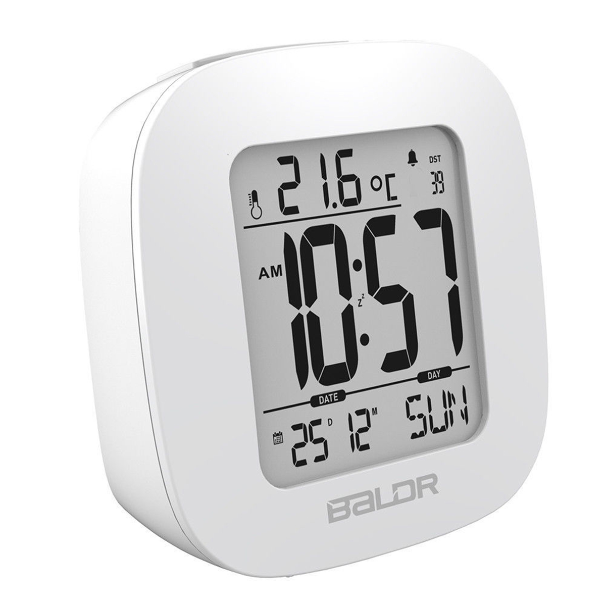 

Display LCD Digital Thermometer Alarm Snooze Clock Time Calendar Temperature Date