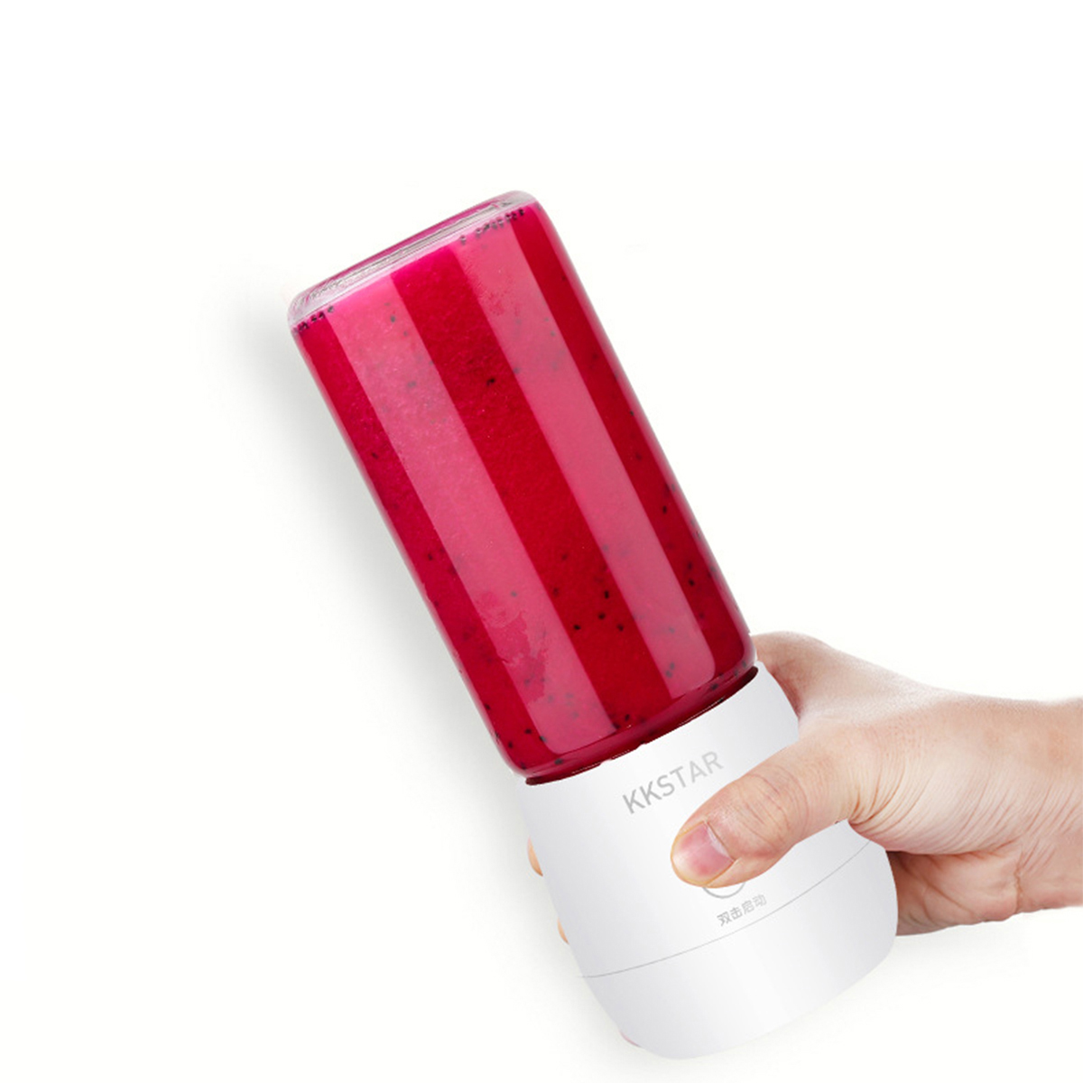 

KKSTAR 450ml 20W Portable Juicer Bottle USB 6 Blades Fruit Mixer Blender Milk Shaker Cup 4000mAh
