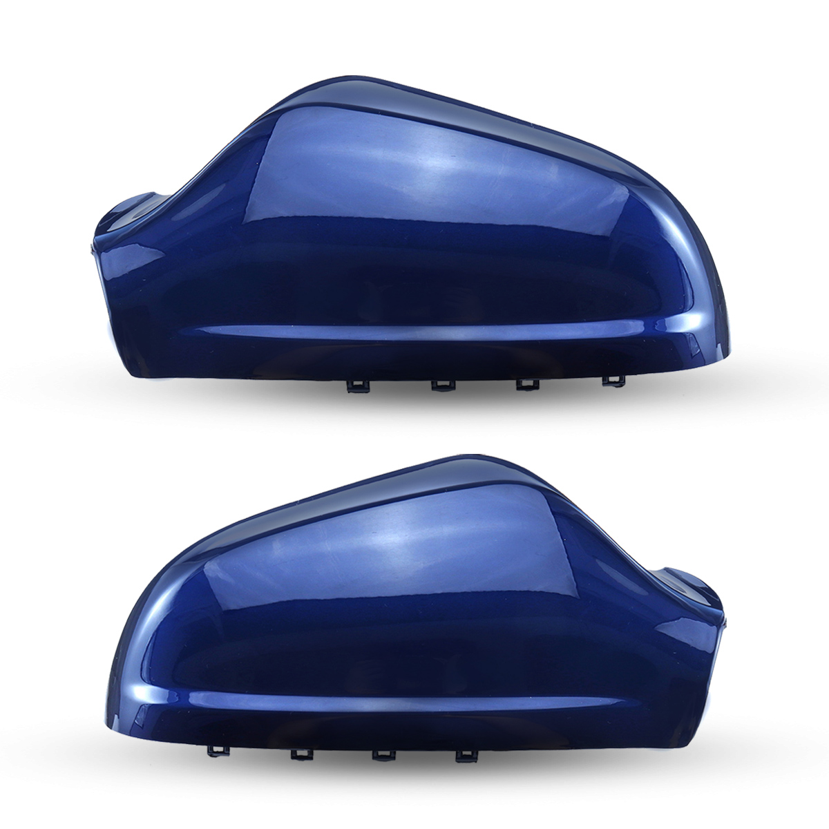 

Left/Right Car Rearview Mirror Cover Cap Gloss Blue For Opel Vauxhall Astra MK5 2010-2013