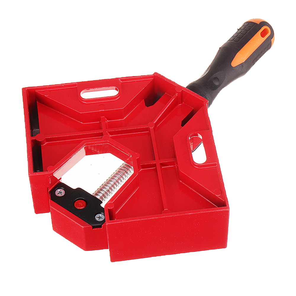 Drillpro 90 Degree Corner Right Angle Clamp Vice Grip Woodworking Quick Fixture Aluminum Alloy Tool Clamps Single Handle 17