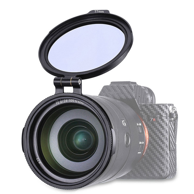 

UURig RFS ND 49mm 58mm 67mm 72mm 77mm 82mm Quick Release Switch Bracket Lens Filter for DSLR Camera