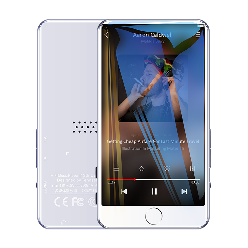 

IQQ C88 16GB bluetooth 5.0 1080P HD Video Lossless Music MP3 Player Support FM E-Book