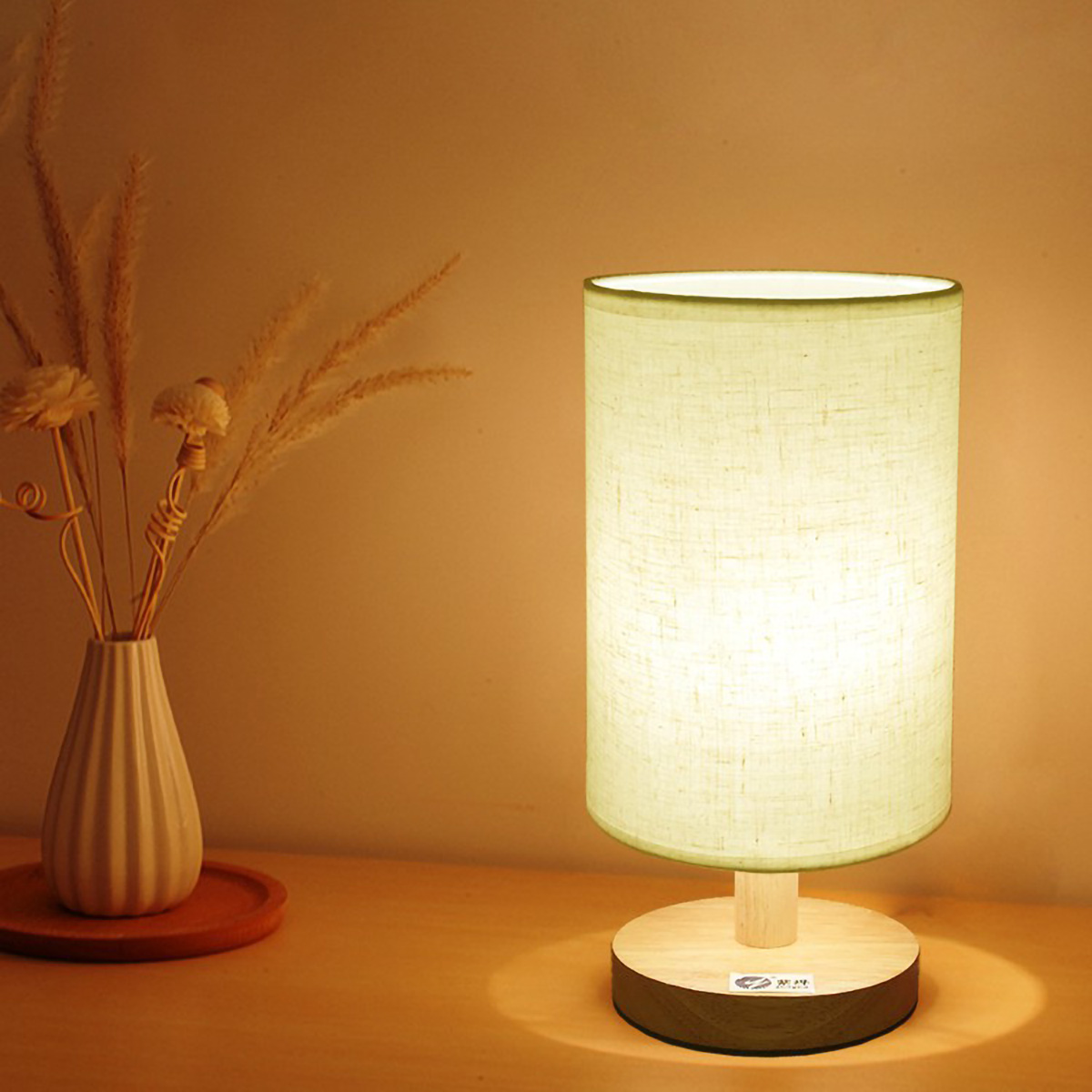 

Спальня LED Прикроватная Лампа LED Ночной Свет Украшение Твердой Древесины Лампа Подарочный Стол Теплый Свет