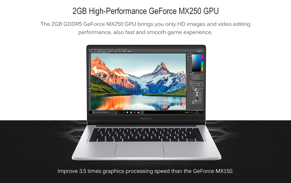 Xiaomi RedmiBook Laptop Pro 14.0 inch i5-10210U NVIDIA GeForce MX250 8GB DDR4 RAM 512GB SSD Notebook 3