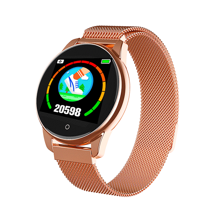 

Bakeey DT29 1.3inch Large-view Round Display 24h Heart Rate Blood Presssure O2 Monitor 8 Sport Modes bluetooth Music Smart Watch