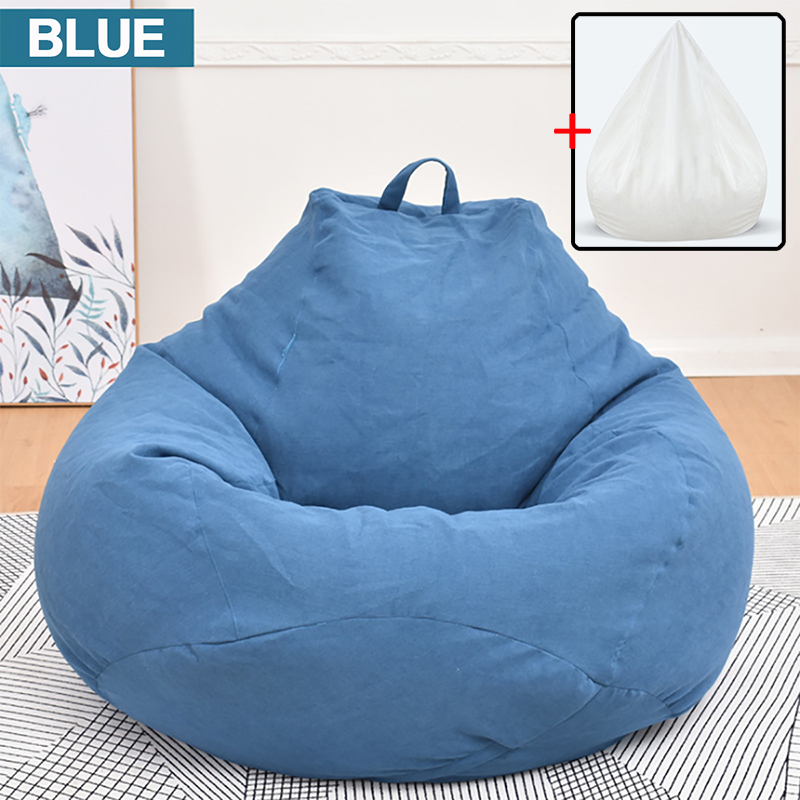 Extra Large Bean Bag Chair Lazy Sofa Cover Indoor Outdoor Game Seat BeanBag 4
