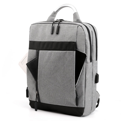 

15,6-дюймовый ноутбук Сумка с USB-портом для зарядки Высокая емкость Многофункциональный рюкзак School-Сумка Travel-Сумка Оксфорд