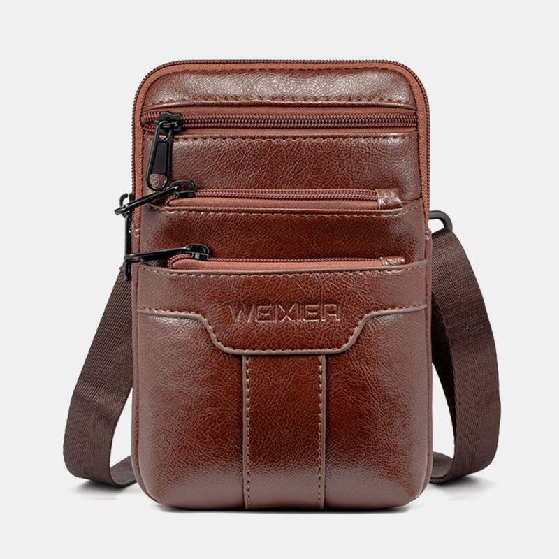 

Men Casual Crossbody Bag Phone Bag Multi-Pocket Bag Outdoor Daily Bag