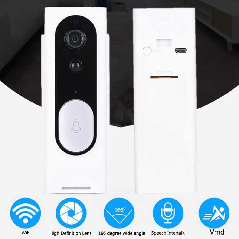 Bakeey M13 WiFi Smart Wireless Intercom Doorbell Anti-Theft Monitoring Remote Voice Video Doorbell 6