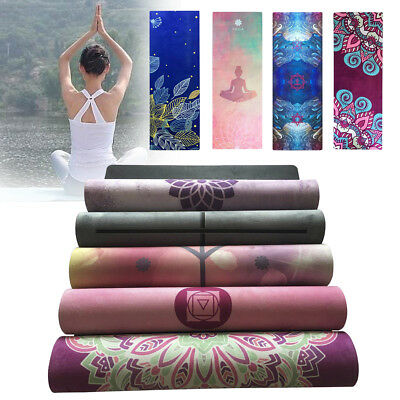 

KALOAD 1.5mm Nature Rubber Yoga Mat Exercise Gym Towerl Fitness Mats