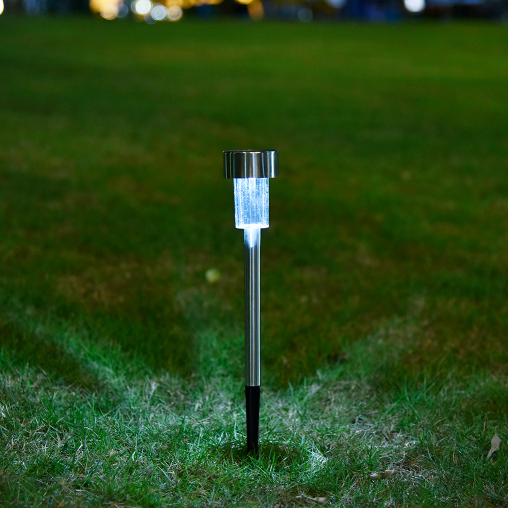 

Solar Panel LED Spike Spot Lightt Landscape Garden Yard Path Lawn Outdooors Solar Lamps