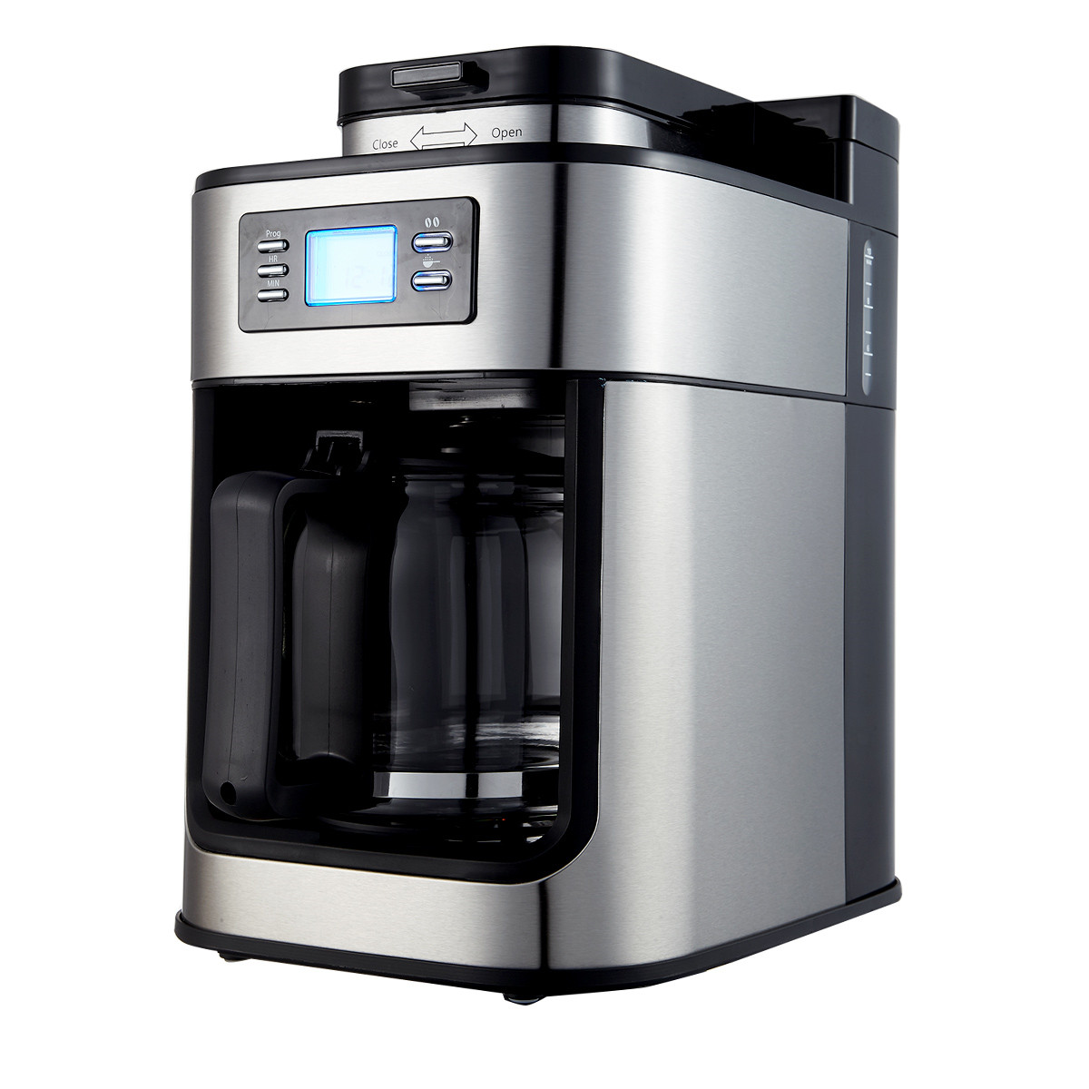 

1000W 110V Auto Drip Coffee Machine American Espresso Drink Maker With Grinder